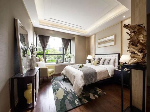 139㎡现代中式,电视墙的屏风柜,很特别!