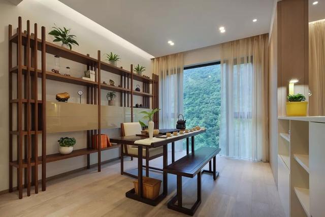 130平的房子就做了两间卧室，享受的就是这种禅意生活