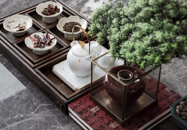 118㎡现代中式，淡雅闲适轻中式，稳重端庄高档次