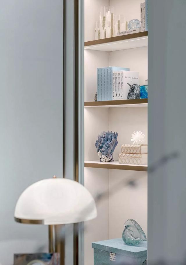 96㎡现代中式，Tiffany蓝+中式感，禅意端庄的浪漫